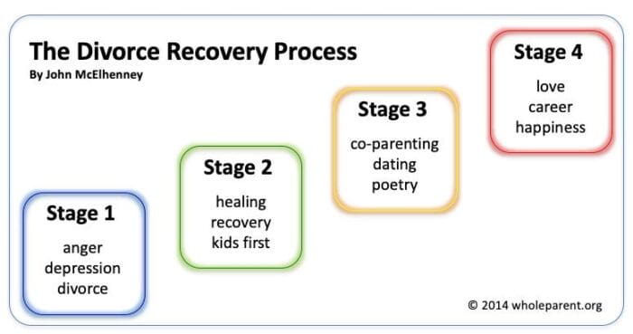 the divorce recovery process by john mcelhenney and the whole parent