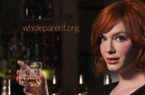 drinking woman