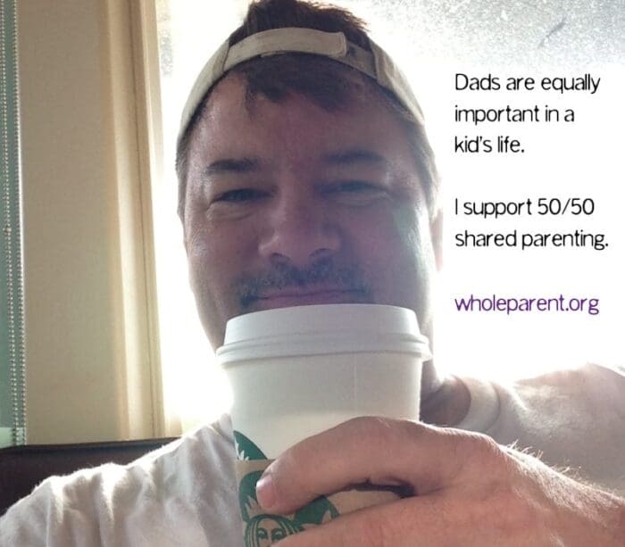support 50/50 shared parenting
