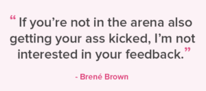 brene brown, in the arena quote