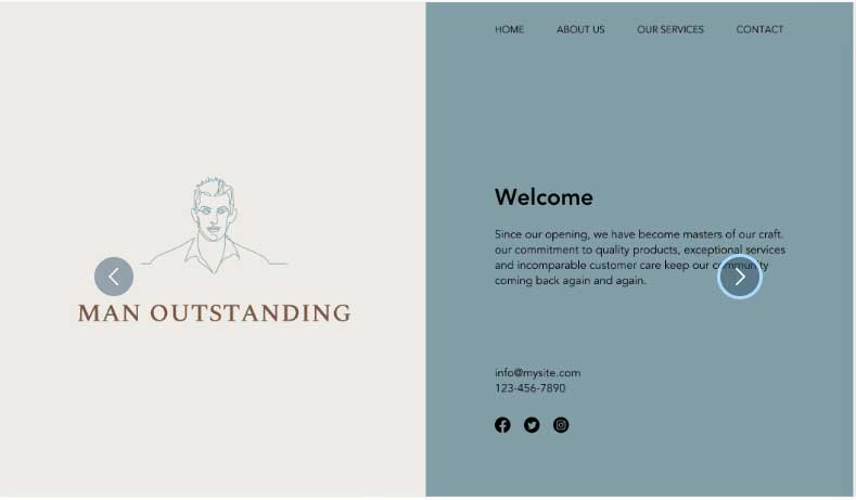 man outstanding website