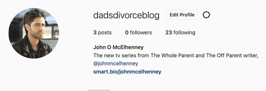 dads divorce blog on instagram
