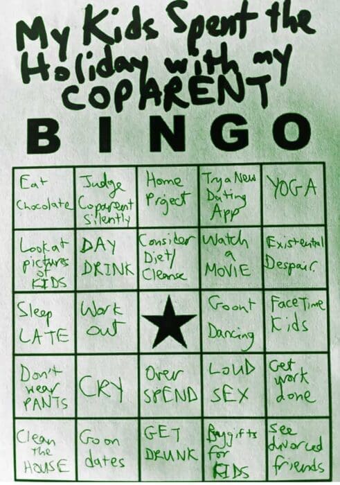 co-parent bingo