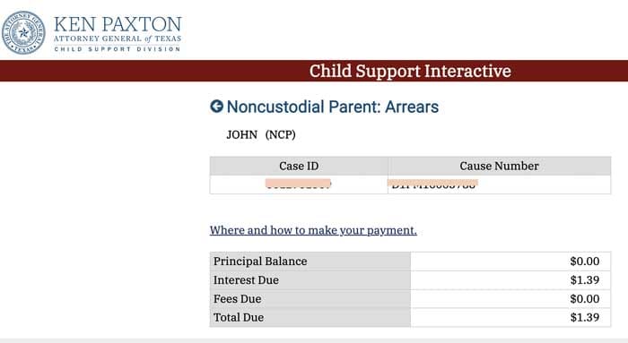 child support due 2022