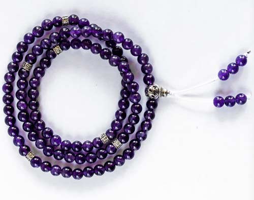 Amethyst Chakra Mala