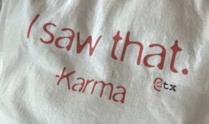 i saw that - karma